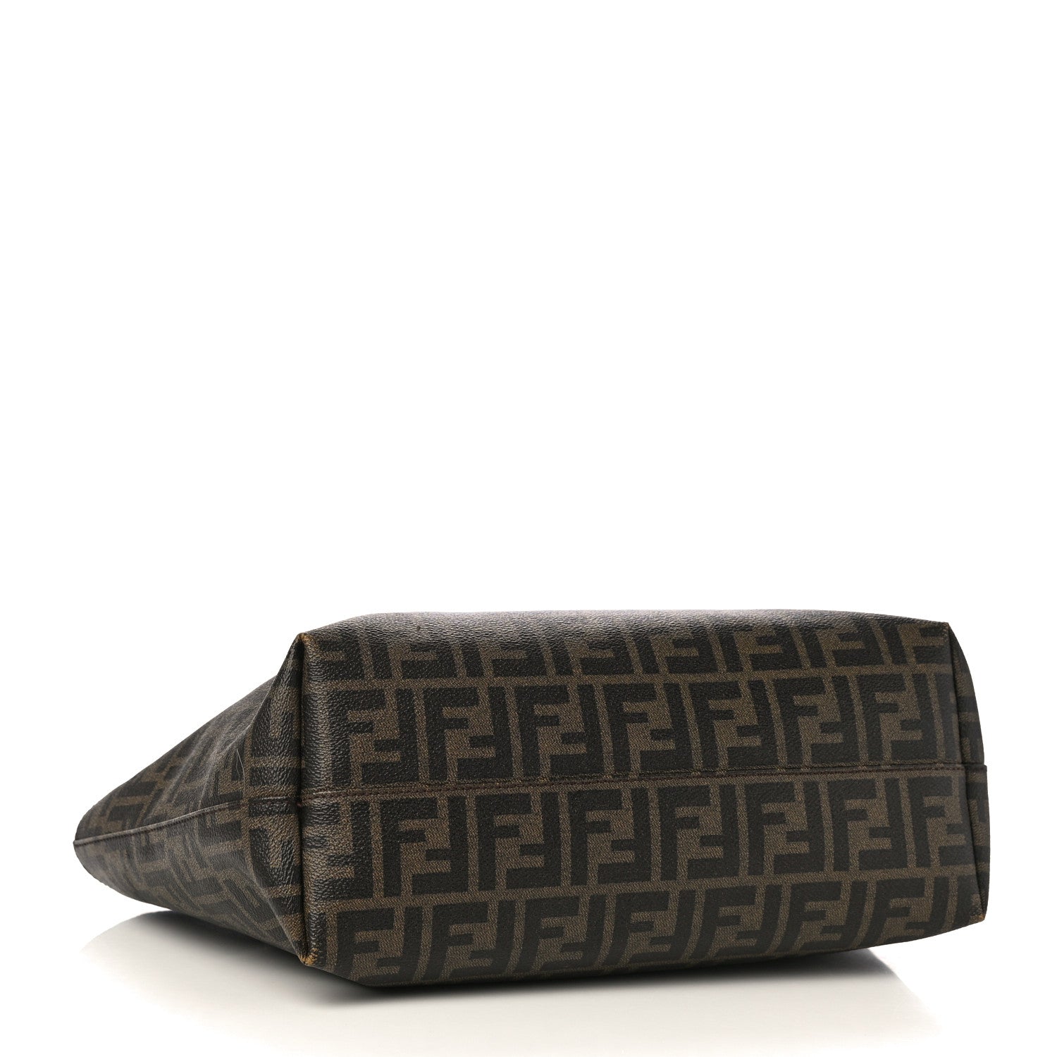 Fendi Zucca Spalmati Small Roll Tote Tobacco Moro 4 of 12