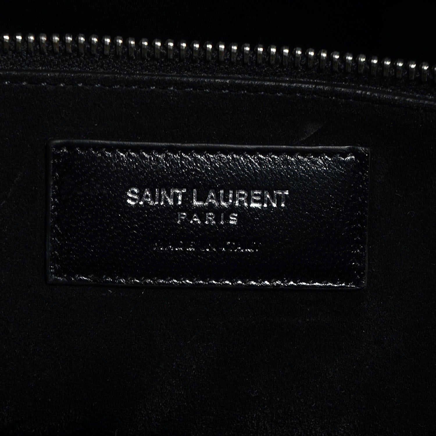 Saint Laurent Crocodile Embossed Large Sac De Jour Carryall Black 7 of 9