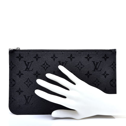 Louis Vuitton X UF Monogram Neverfull MM GM Pochette Black 2 of 7