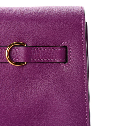 Hermes Evercolor Kelly Danse II Belt Bag Anemone 12 of 13