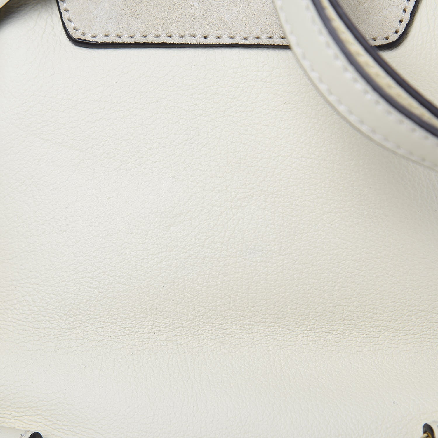 Chloe Suede Calfskin Mini Faye Backpack Off White 11 of 13