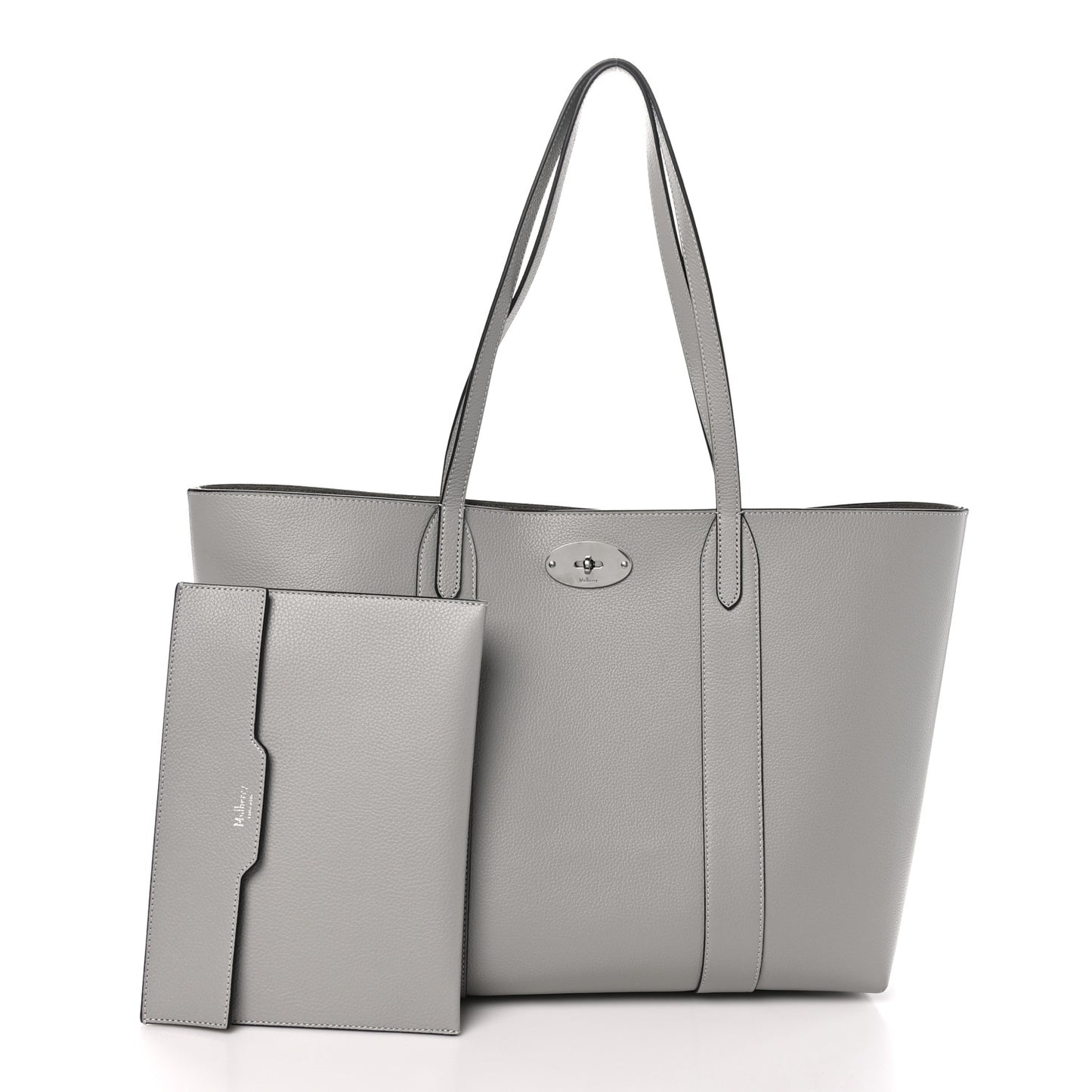 Small Classic Grain Bayswater Tote Pale Grey