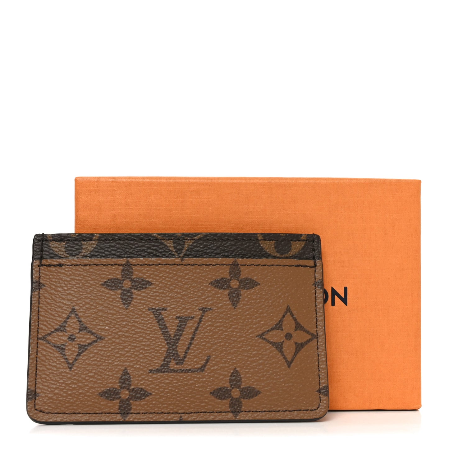 Reverse Monogram Card Holder
