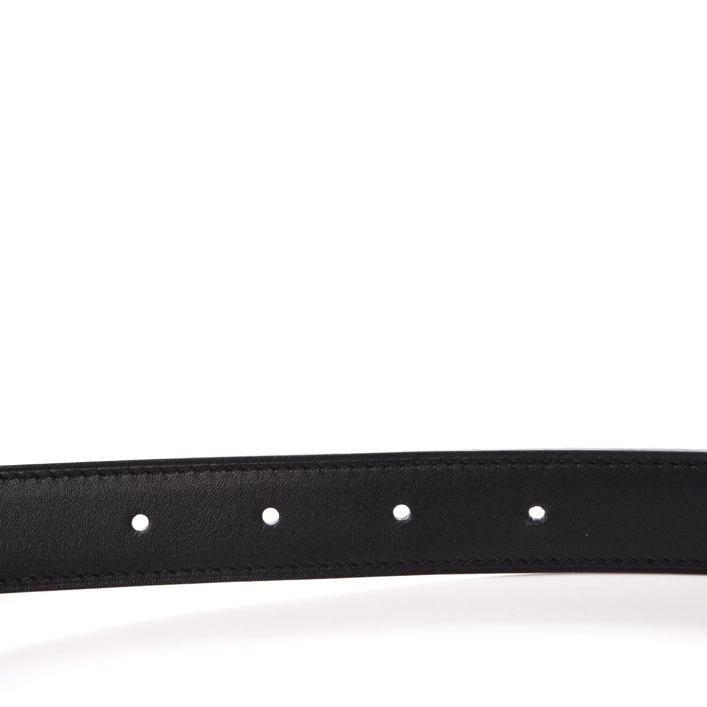 Swift Tadelakt 32mm Constance H Belt 80 Black Bleu Saphir