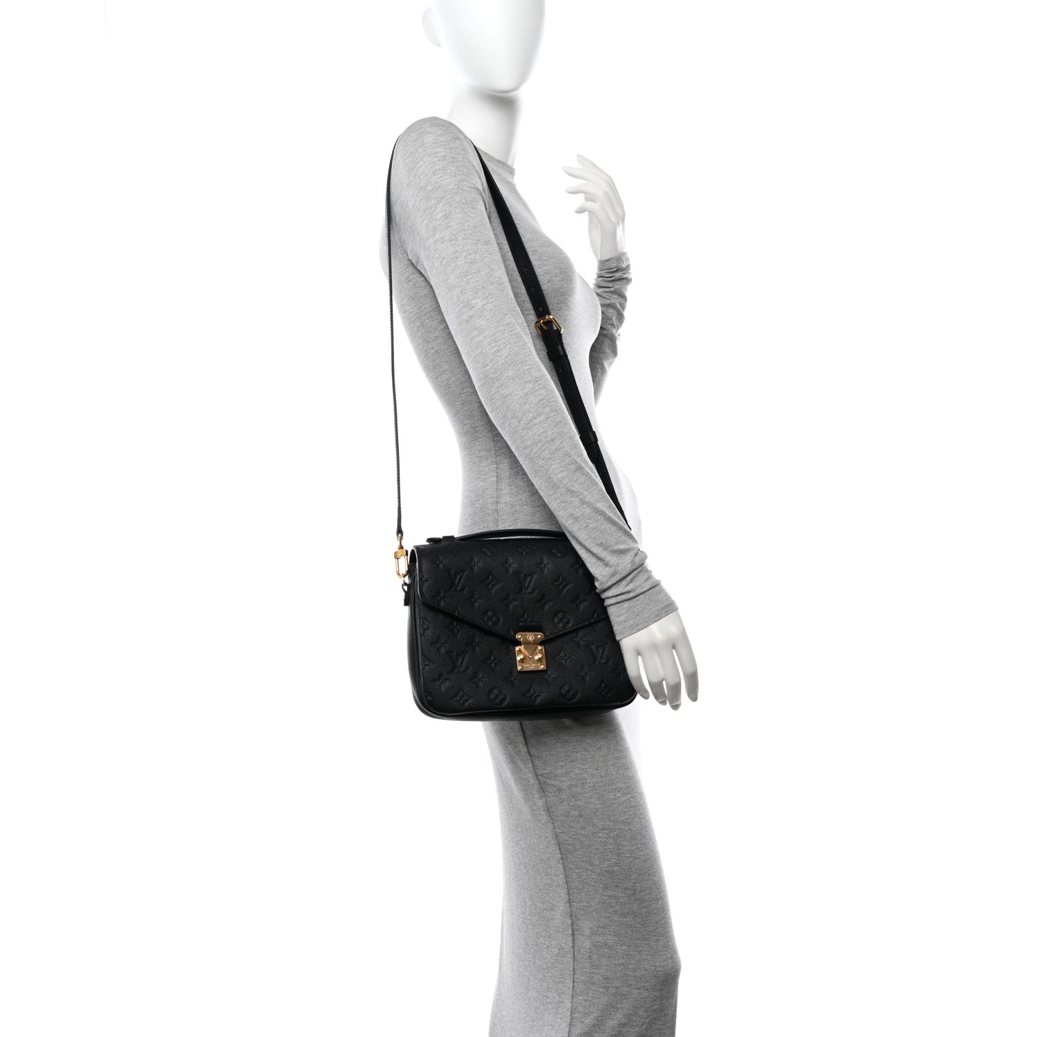Louis Vuitton Empreinte Pochette Metis Black 3 of 12