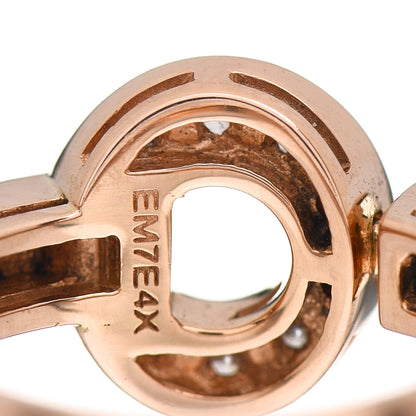 Bulgari 18K Rose Gold Diamond BVLGARI BVLGARI Ring 51 5.75 5 of 5