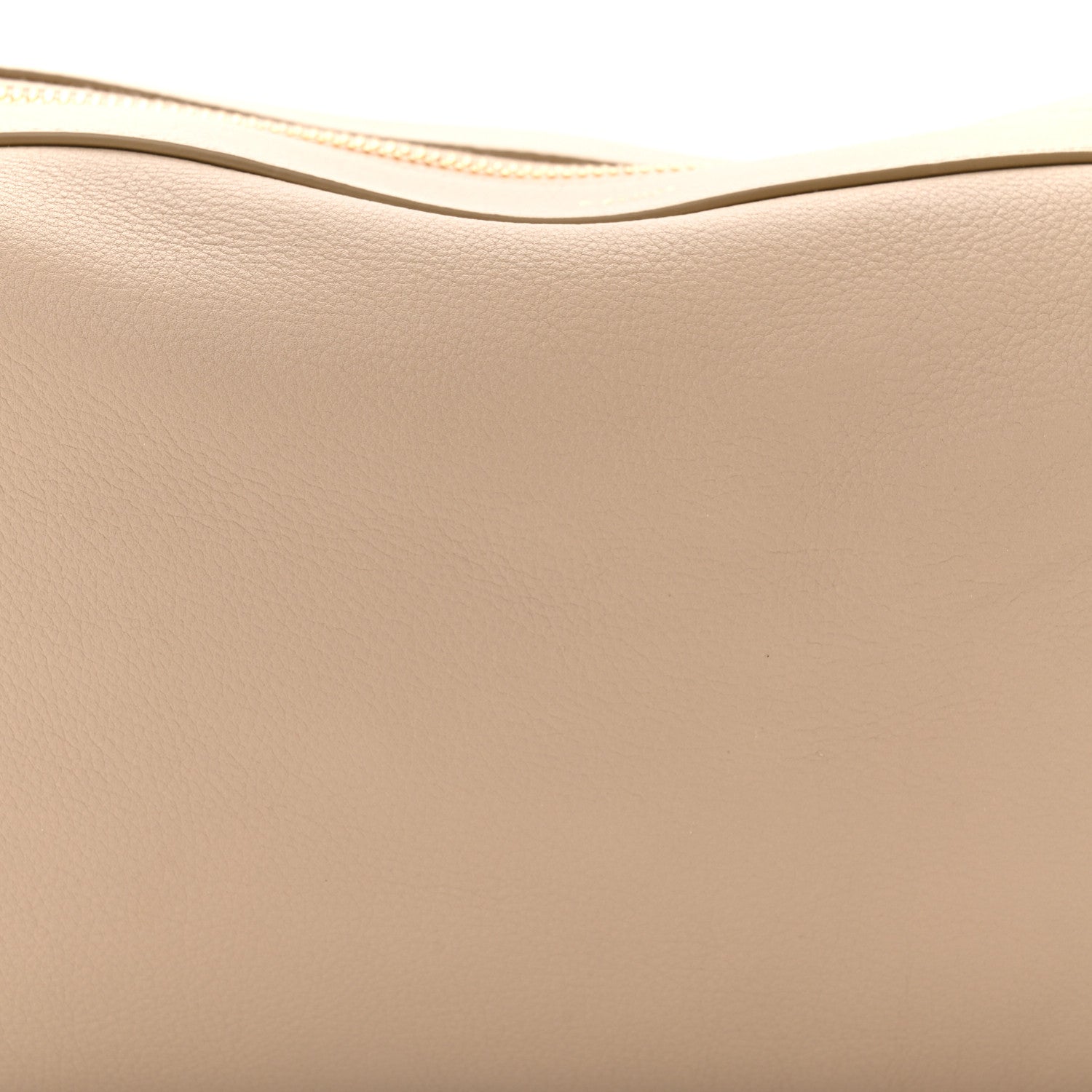 Celine Supple Calfskin Medium Romy Shoulder Bag Safari 8 of 11
