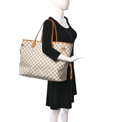 Louis Vuitton Damier Azur Neo Neverfull GM Rose Ballerine 2 of 8