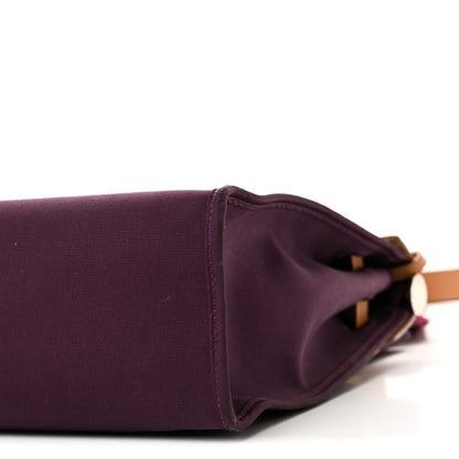 Hermes Toile Vache Hunter Herbag Zip 31 PM Cassis Fauve 11 of 12