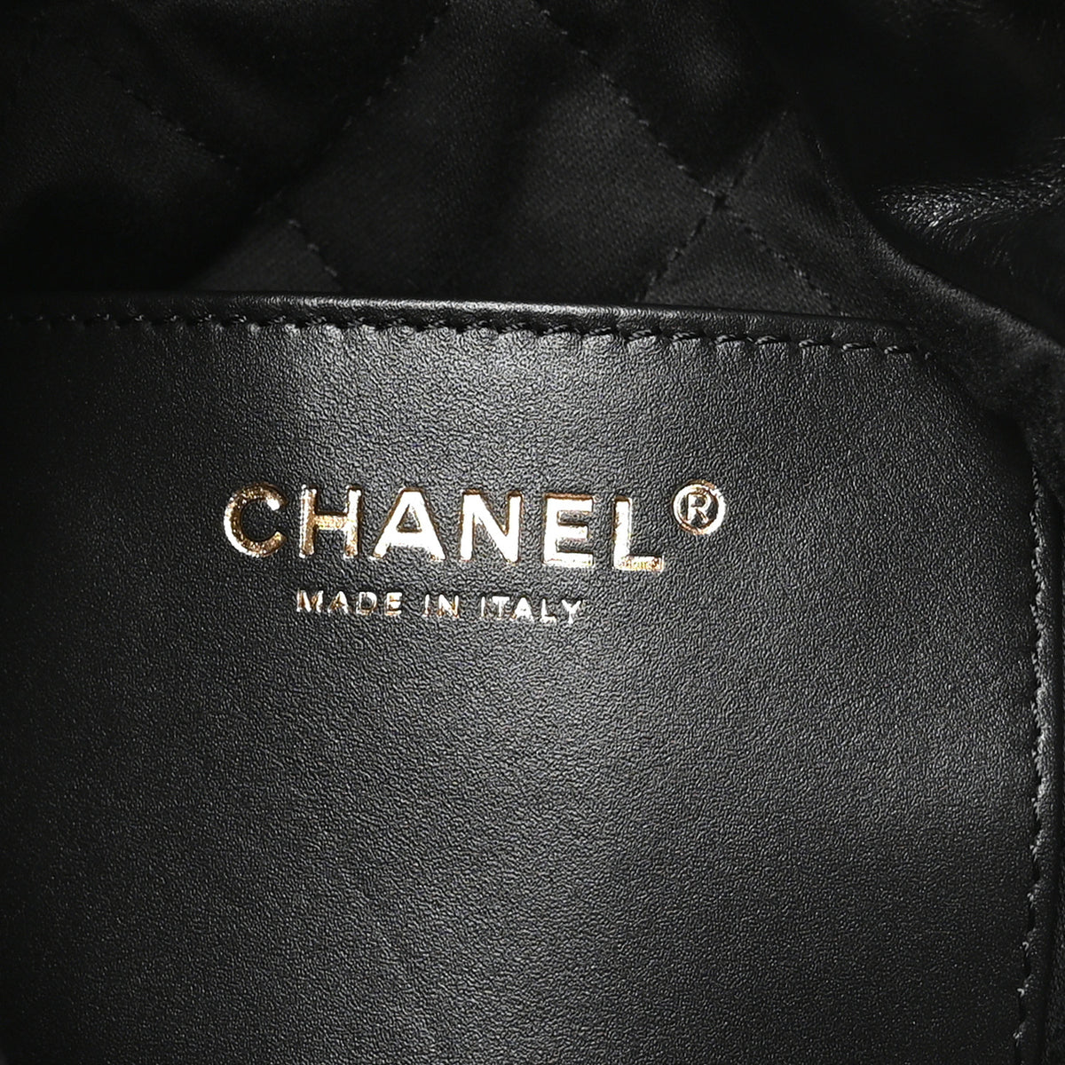 Chanel Shiny Calfskin Quilted Pearl CC Chain Mini Chanel 22 Black 5 of 10