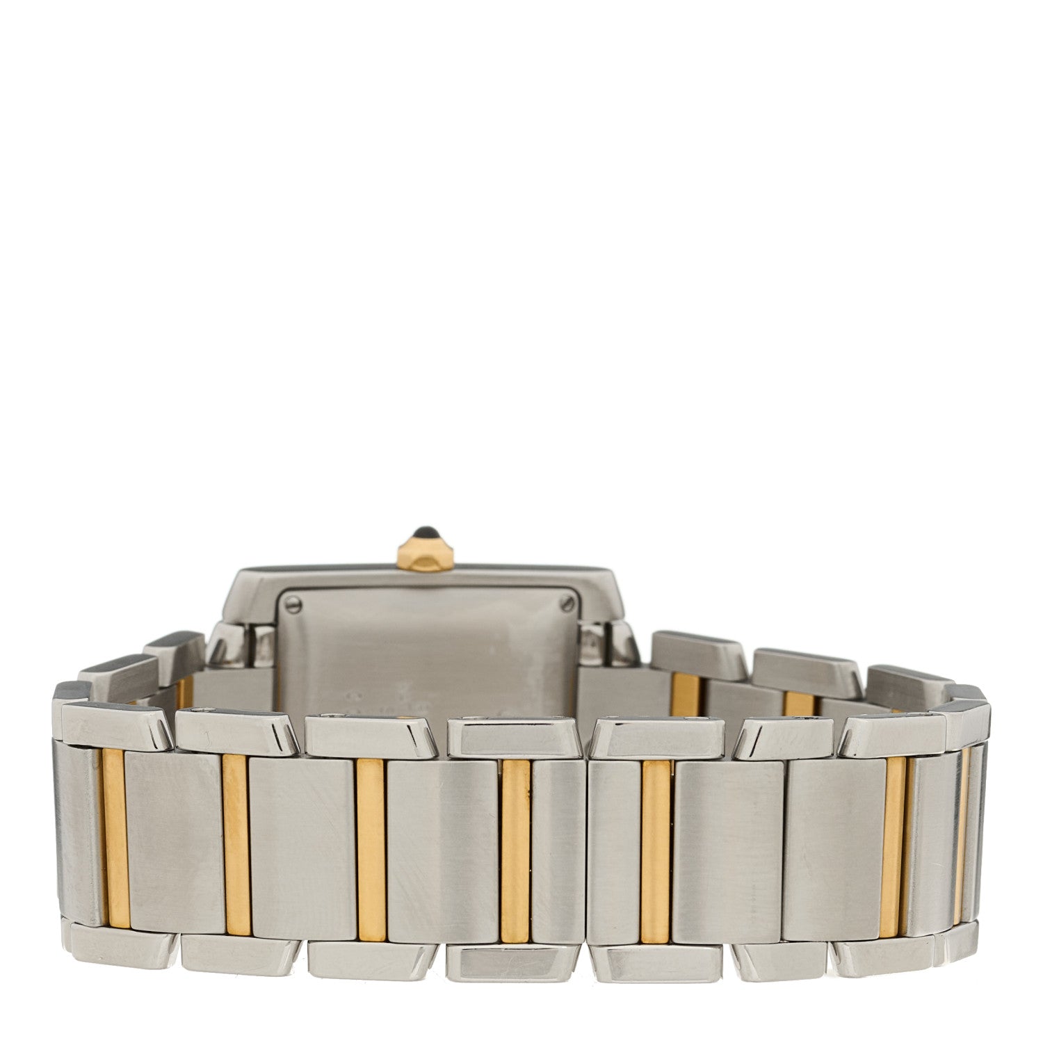 Cartier Stainless Steel 18K Yellow Gold 28mm Tank Francaise Automatic Watch 3 of 4