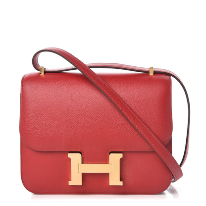 Hermes Evercolor Constance 18 Rouge Piment 1 of 17