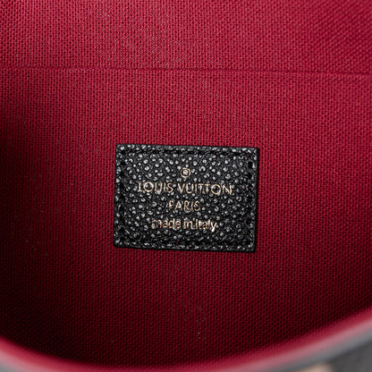 Louis Vuitton Empreinte Monogram Giant Felicie Pochette Black Beige 7 of 14