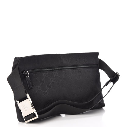 Gucci GG Monogram Double Pocket Belt Bag Black 3 of 10