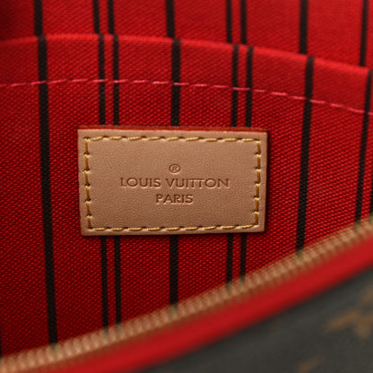Louis Vuitton Monogram Neverfull MM GM Pochette Cherry 6 of 16