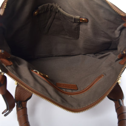 Chloe Calfskin Medium Marcie Satchel Tan 5 of 15