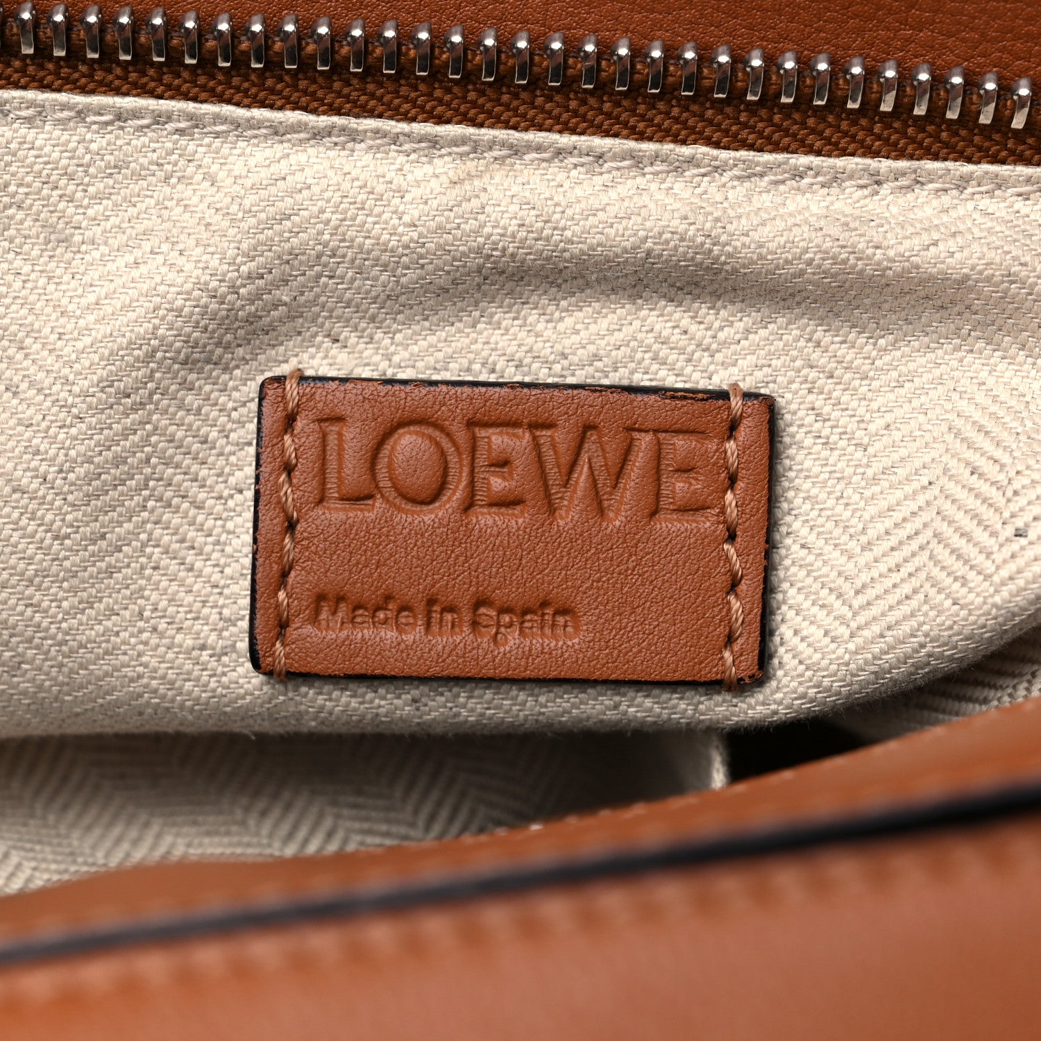 Loewe Calfskin Medium Puzzle Bag Tan 6 of 18