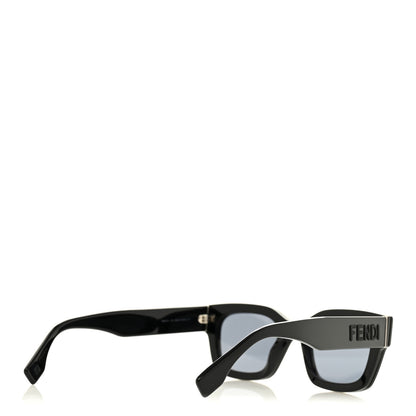 Fendi Acetate Square Sunglasses FE40119I Black 4 of 7