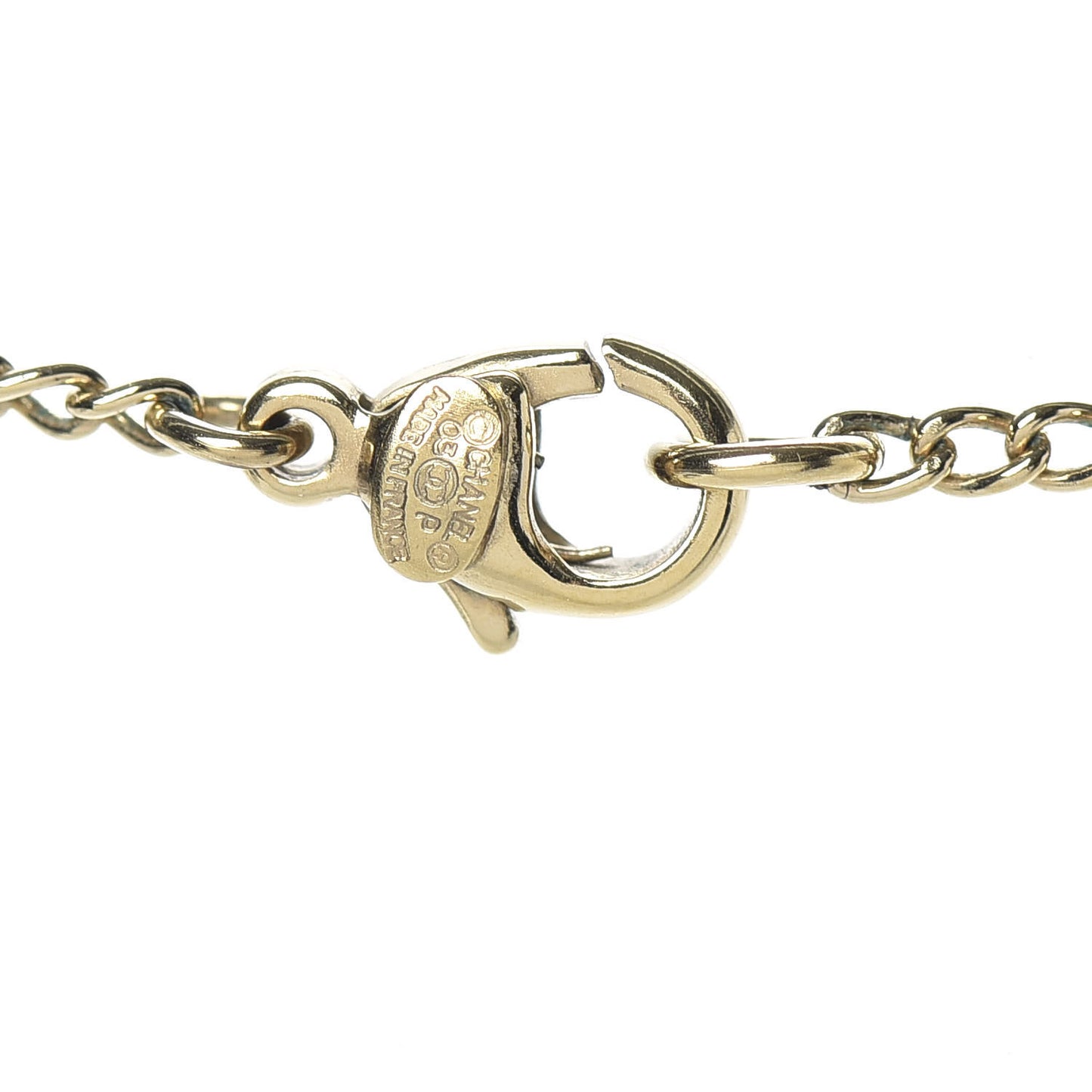 CC Chain Short Necklace Gold