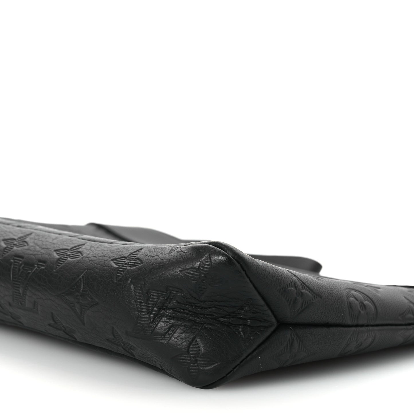 Shadow Calfskin Monogram Pochette Voyage Souple Black