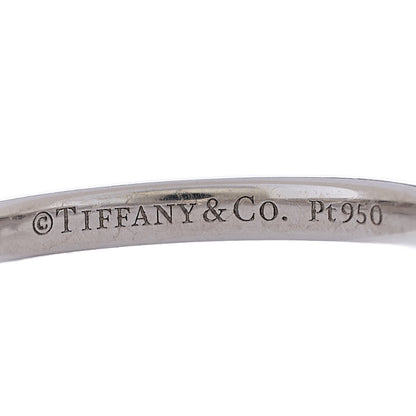 Tiffany Platinum Diamond .29ct Princess Cut Engagement Ring 51 5.75 5 of 6