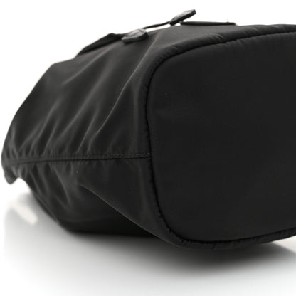 Prada Saffiano Tessuto Nylon Vela Bucket Wristlet Black 9 of 10