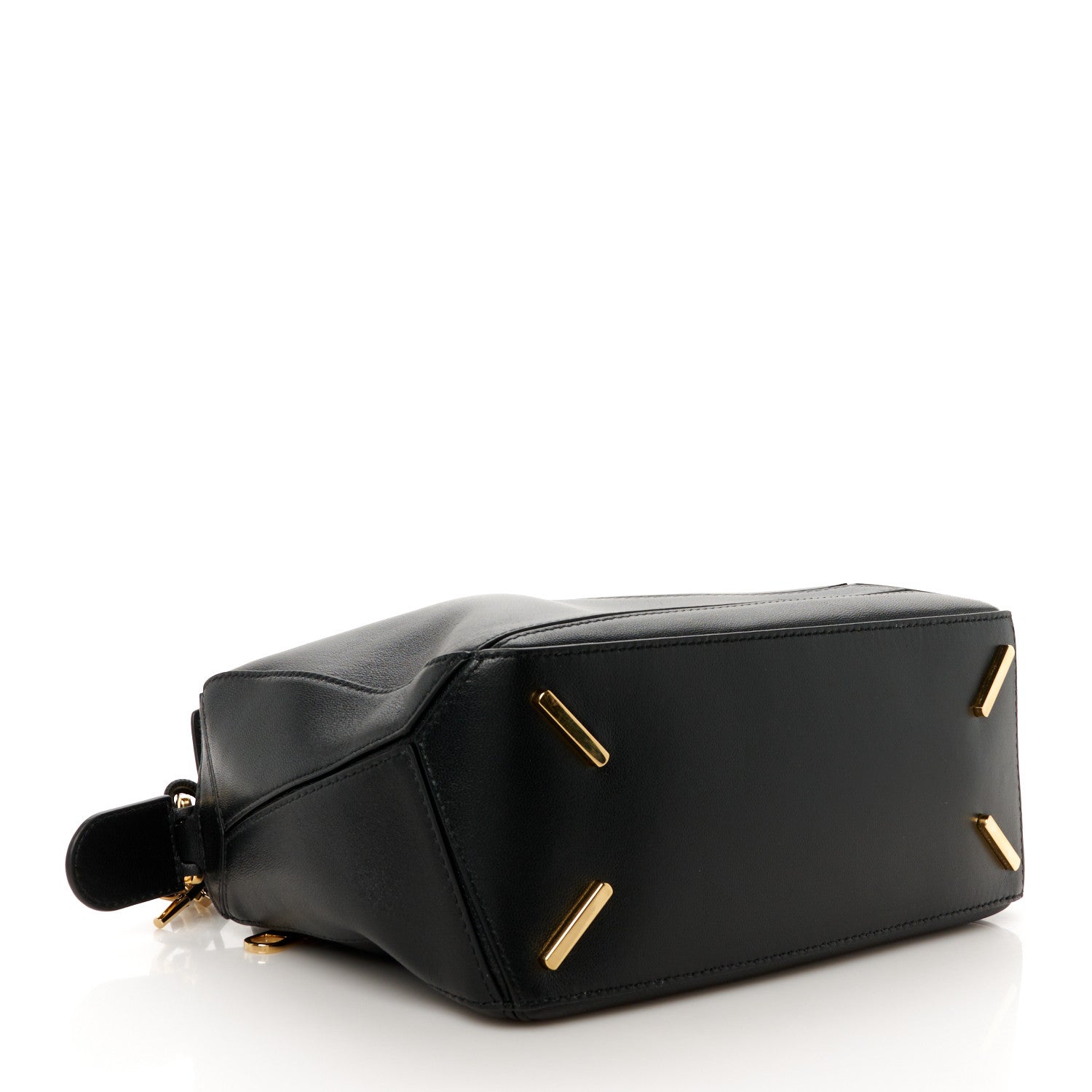 Loewe Nappa Lambskin Small Featherlight Puzzle Bag Black 4 of 11