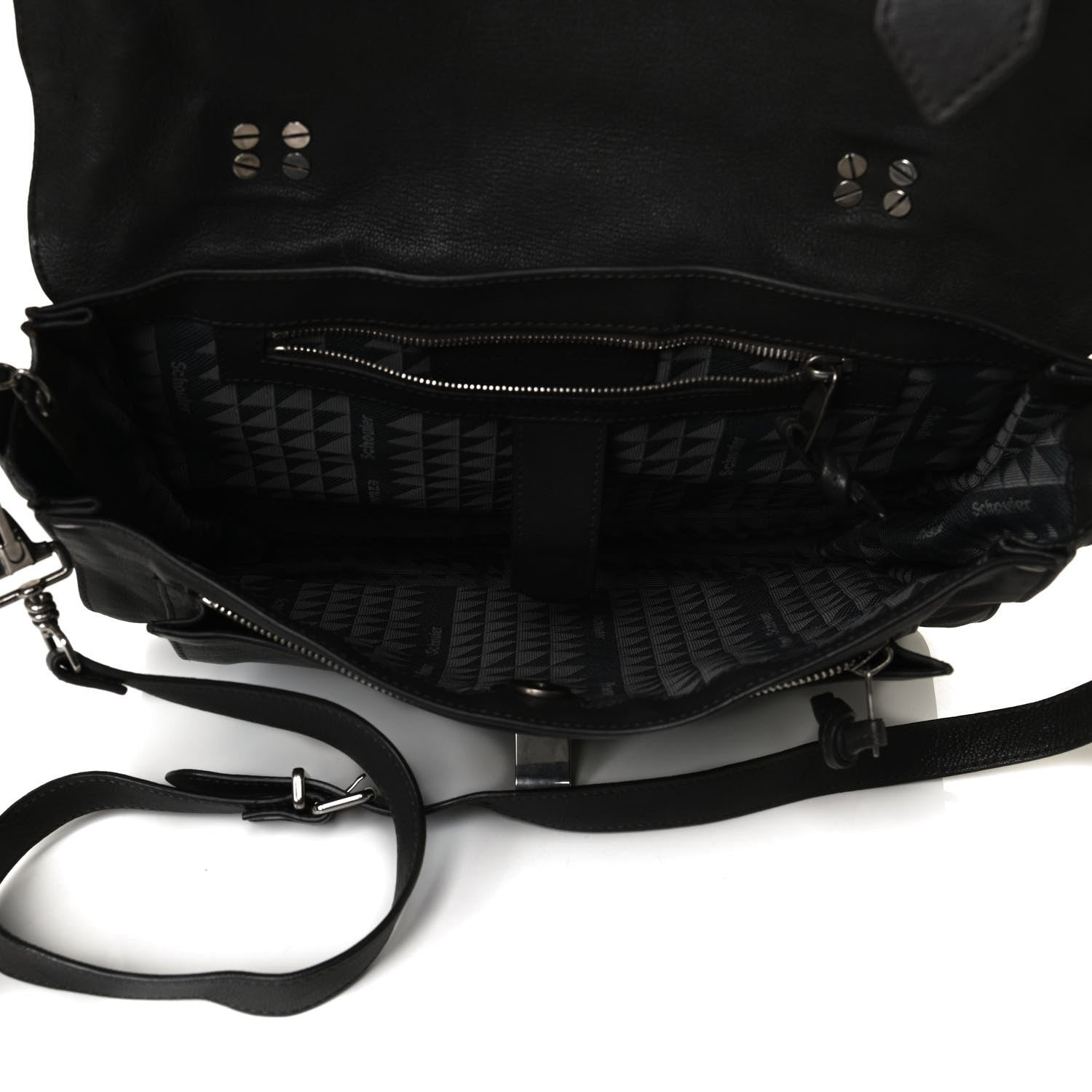 Proenza Schouler Lambskin Medium PS1 Satchel Pepe 4 of 11