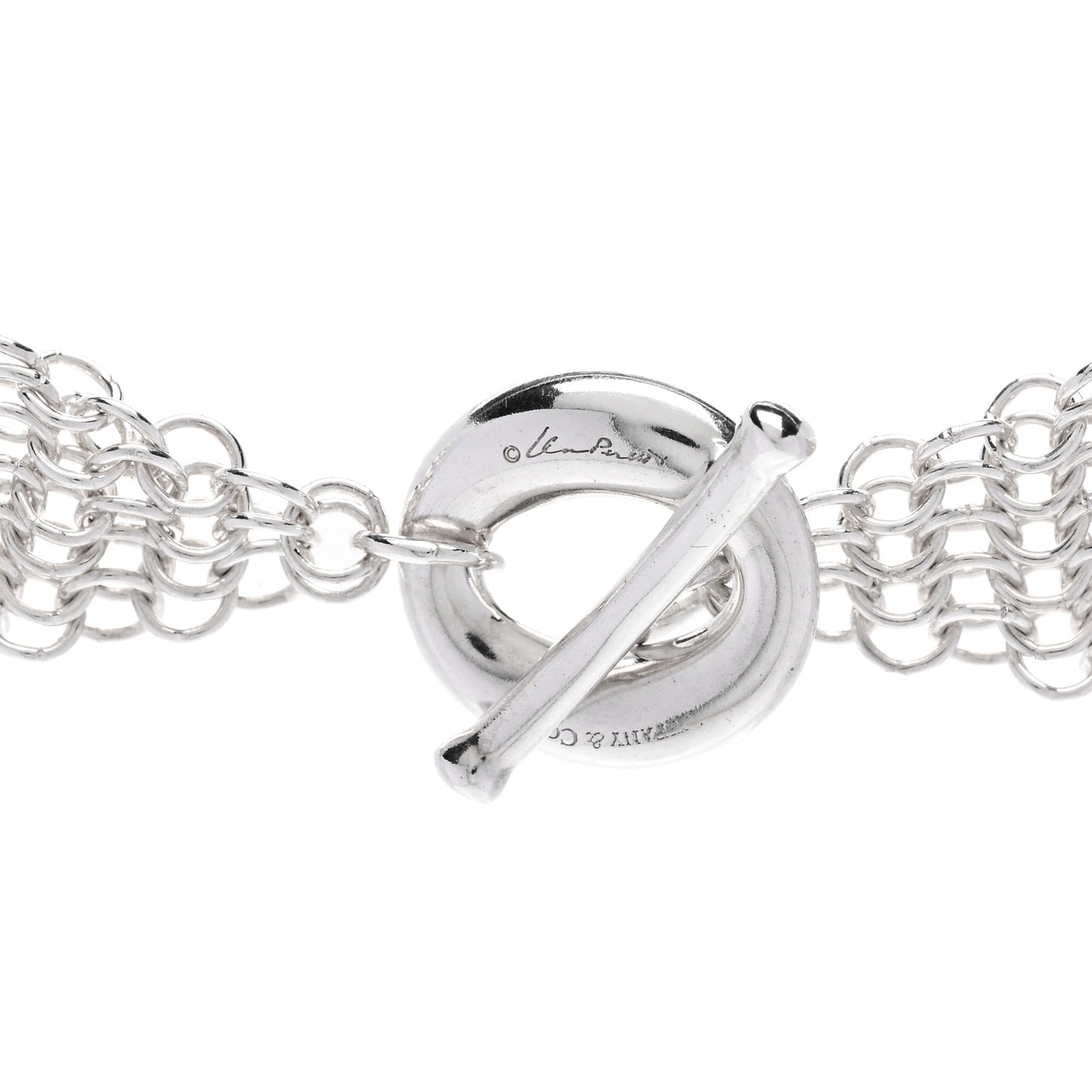 Sterling Silver Elsa Peretti Mesh Necklace