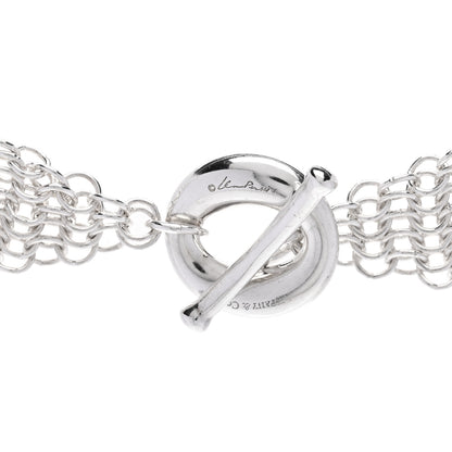 Tiffany Sterling Silver Elsa Peretti Mesh Necklace 6 of 6