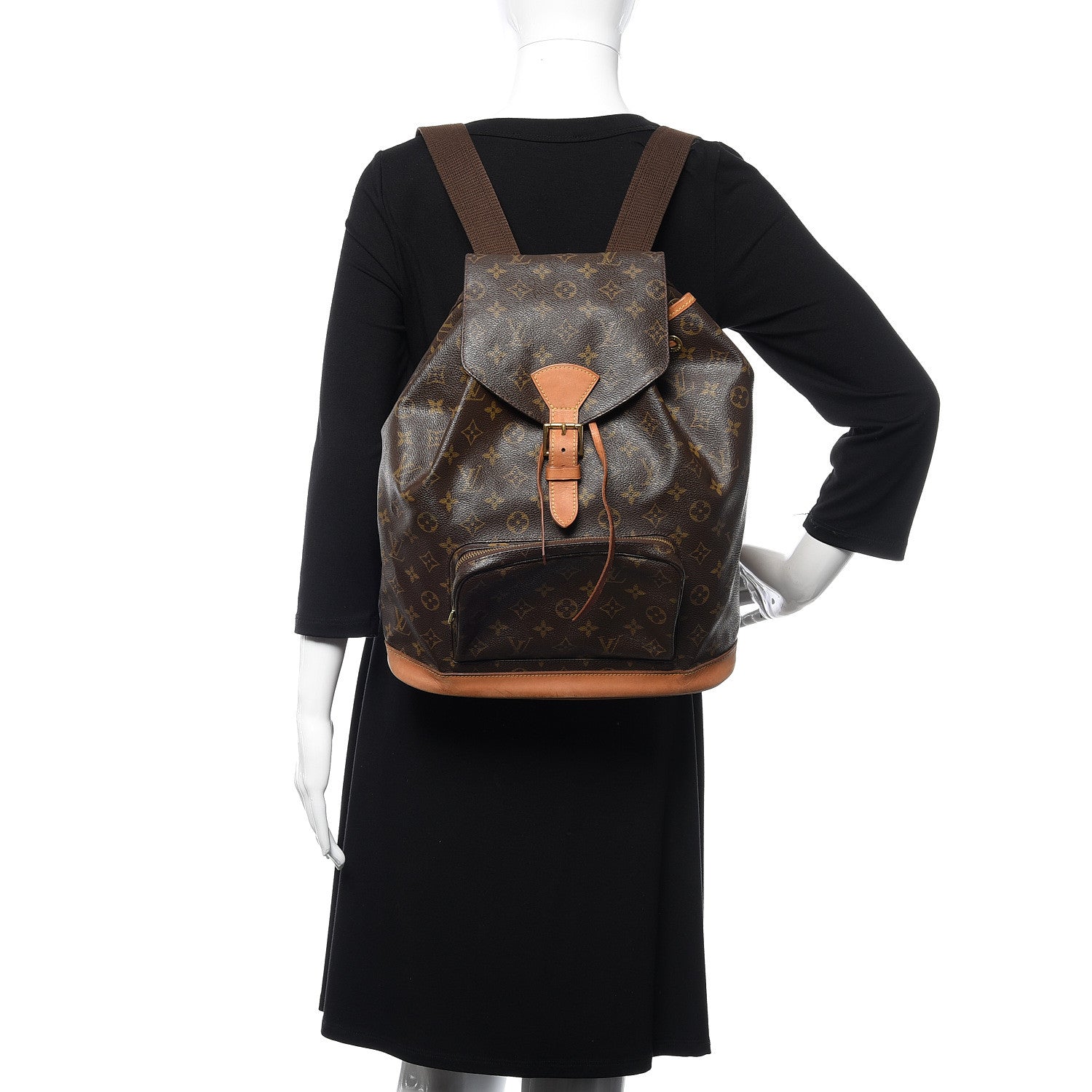 Louis Vuitton Monogram Montsouris GM Backpack 2 of 13