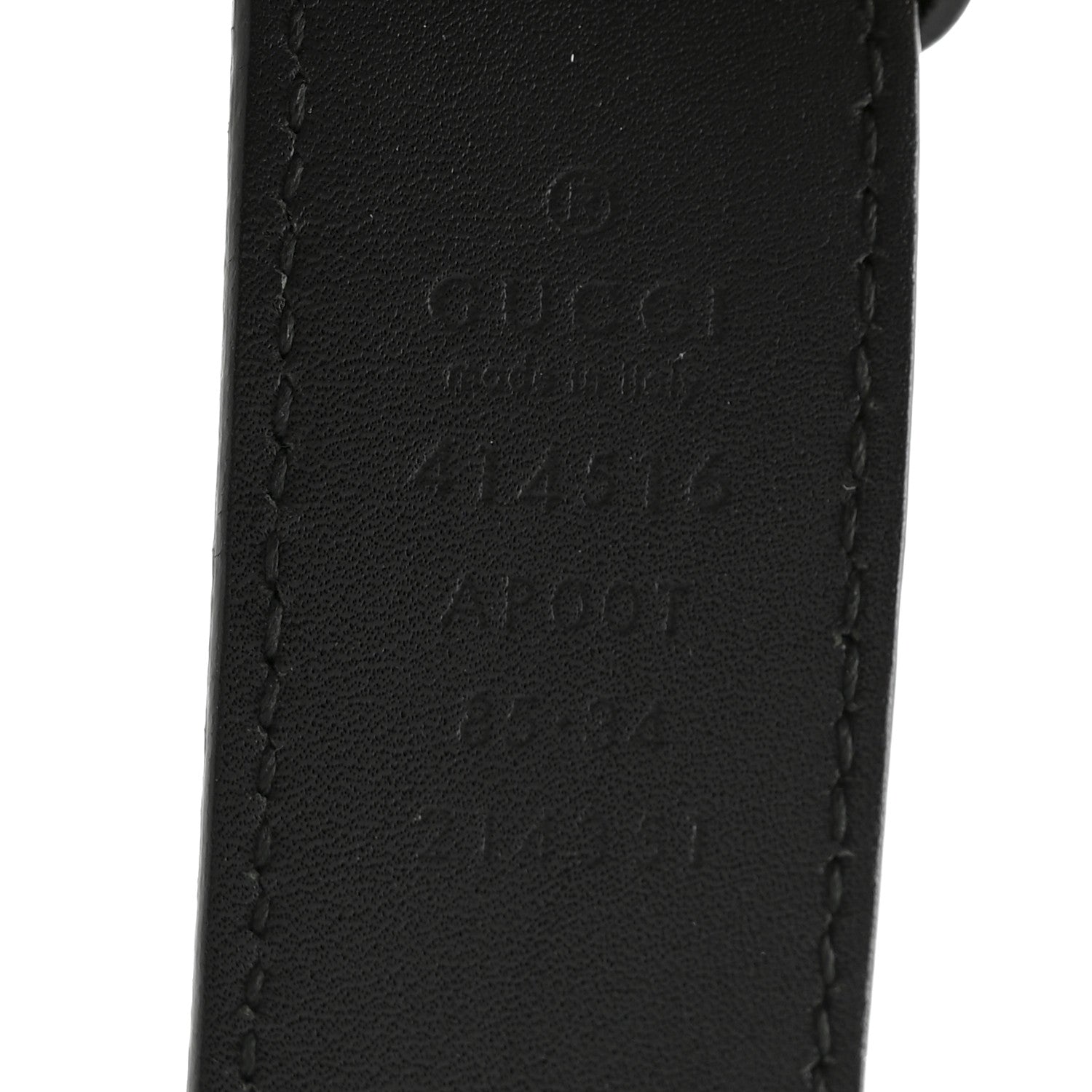 Gucci Calfskin Double G 30mm Belt 85 34 Black 5 of 9