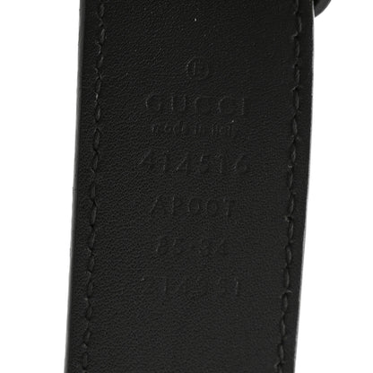 Gucci Calfskin Double G 30mm Belt 85 34 Black 5 of 9