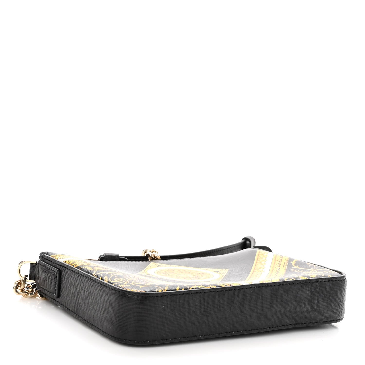 Versace Saffiano Baroque Print La Medusa Crossbody Black 4 of 10