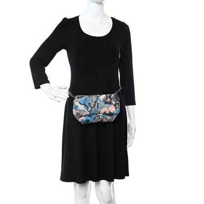 Chanel Canvas Sequin Print Quilted Waist Bag Multicolor 2 of 10