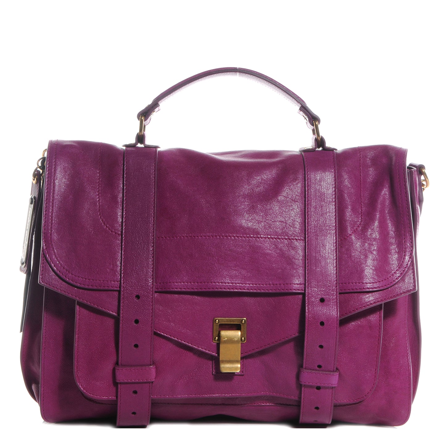 Lambskin PS1 Large Satchel Orchid
