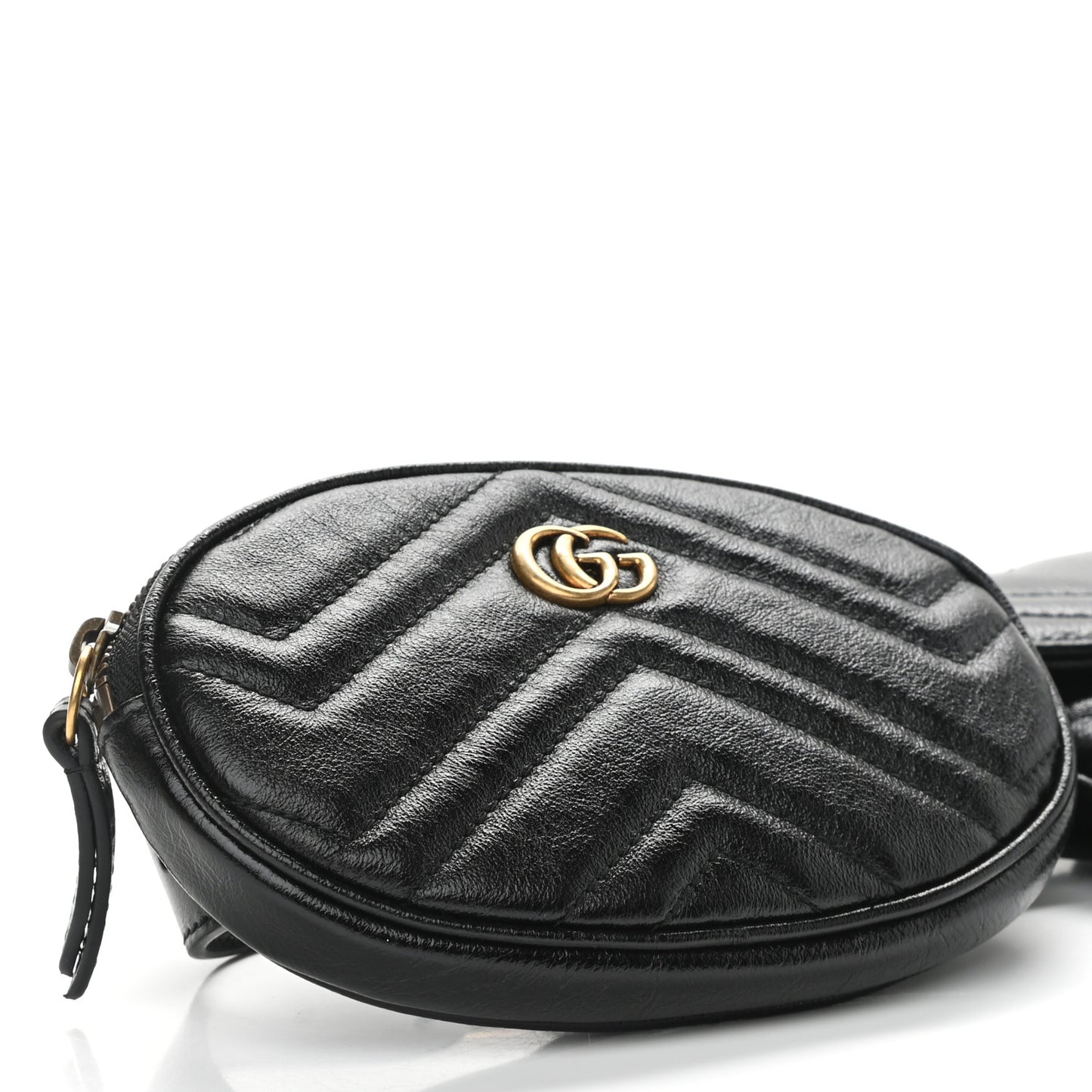 Calfskin Matelasse GG Marmont 2.0 Multi Belt Bag 85 34 Black