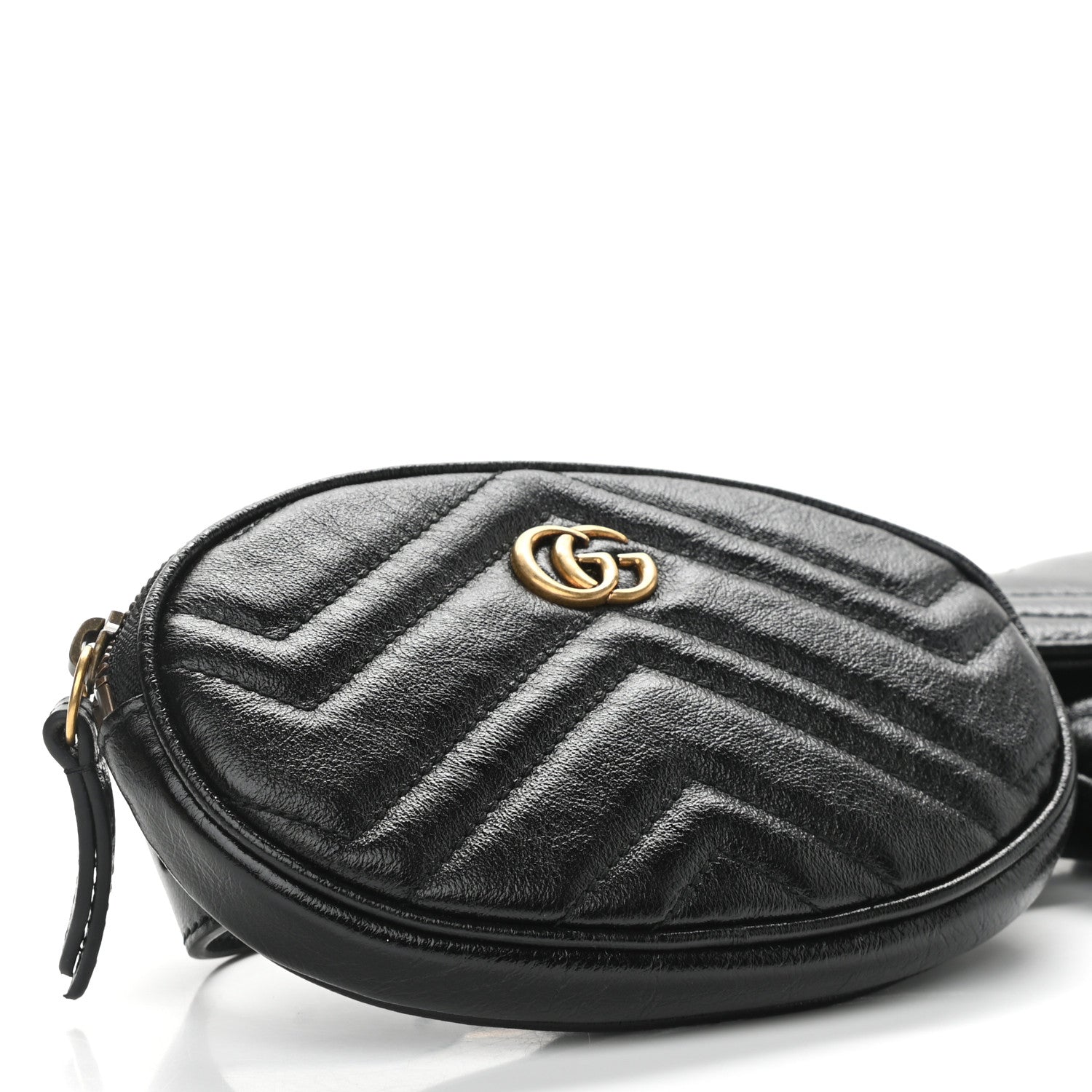 Gucci Calfskin Matelasse GG Marmont 2.0 Multi Belt Bag 85 34 Black 11 of 14