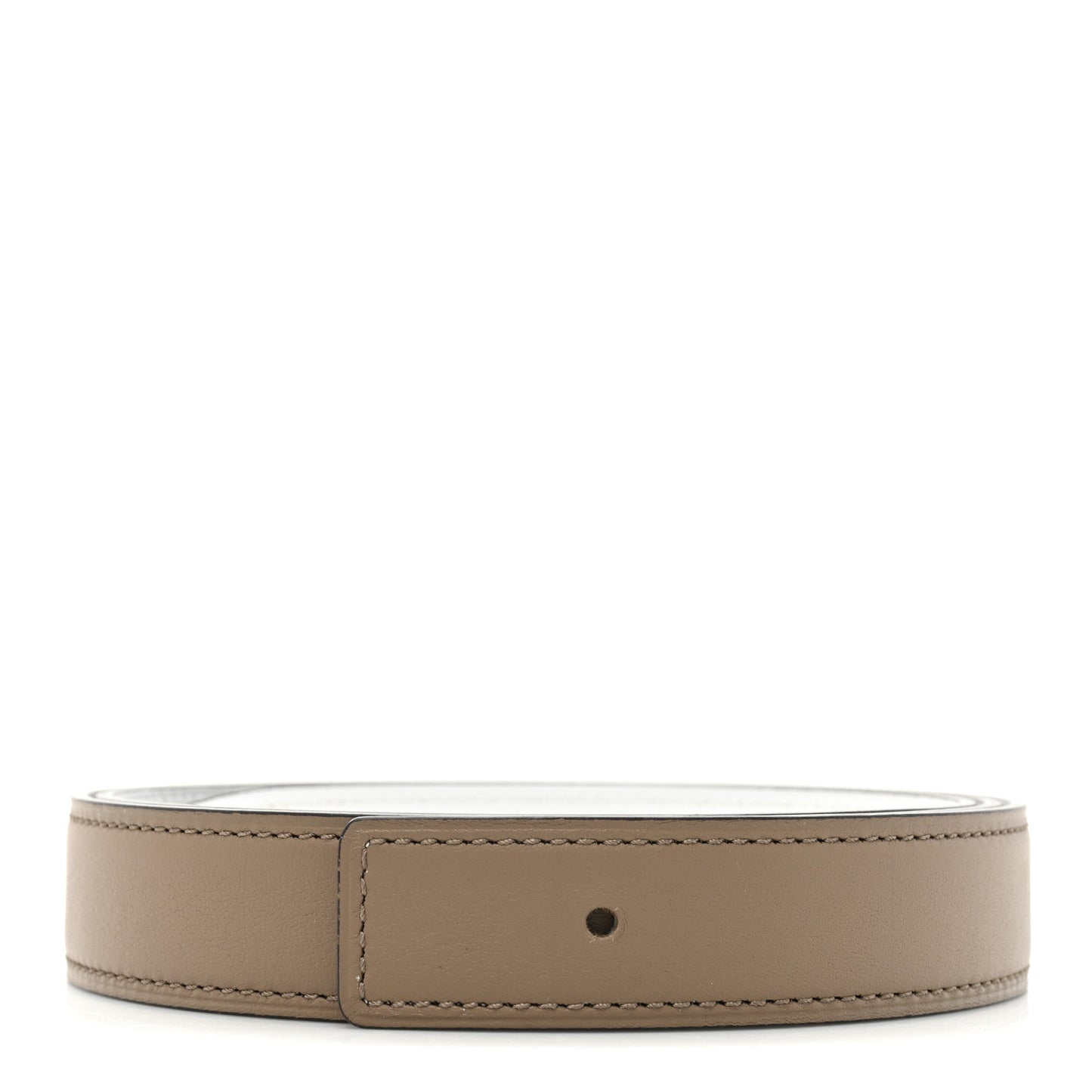 Swift Epsom Reversible Belt Strap 90 36 Etoupe White
