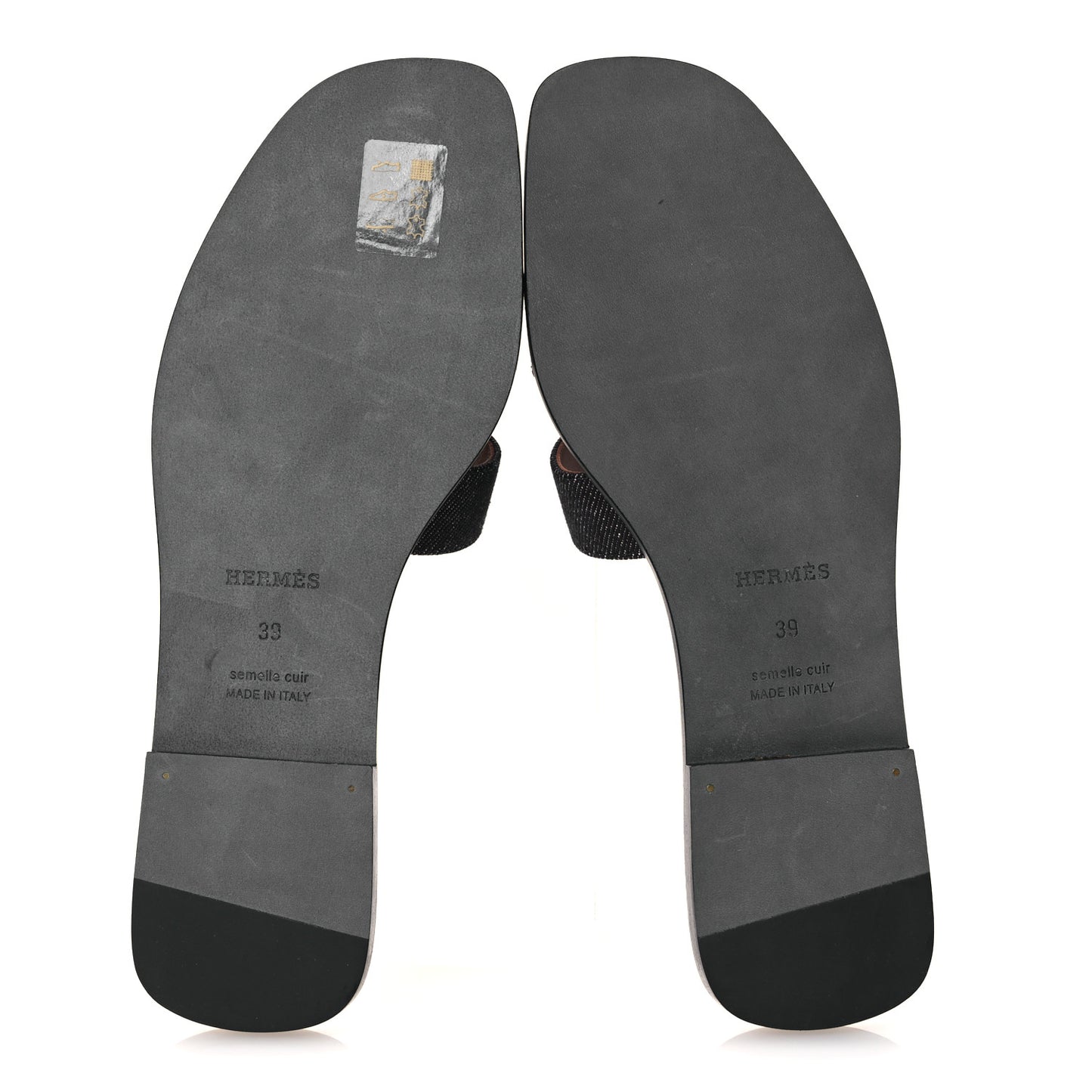 Denim Oran Sandals 39 Bleu Brut