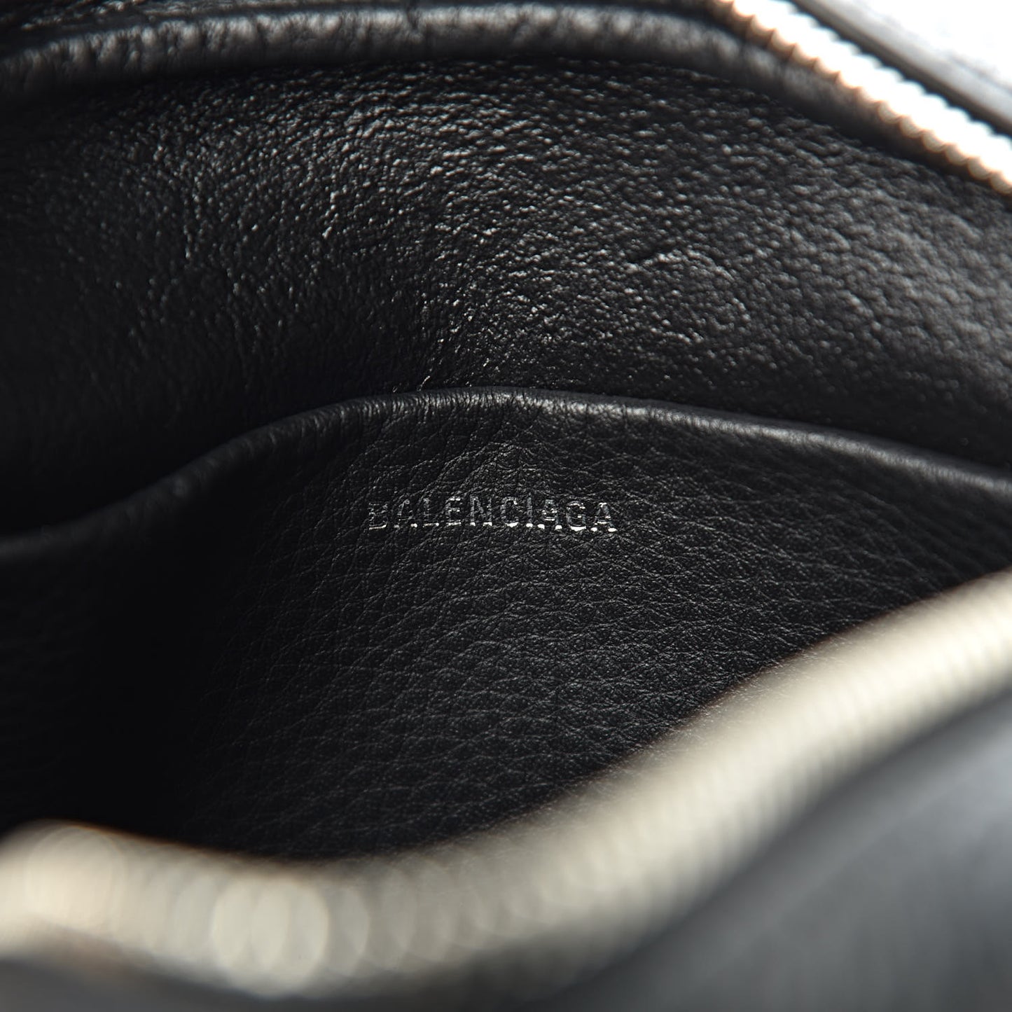 Calfskin Logo S Everyday Camera Bag Black