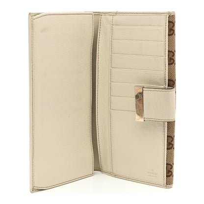 Gucci Monogram Icon Bar Continental Flap Wallet Off White 5 of 10