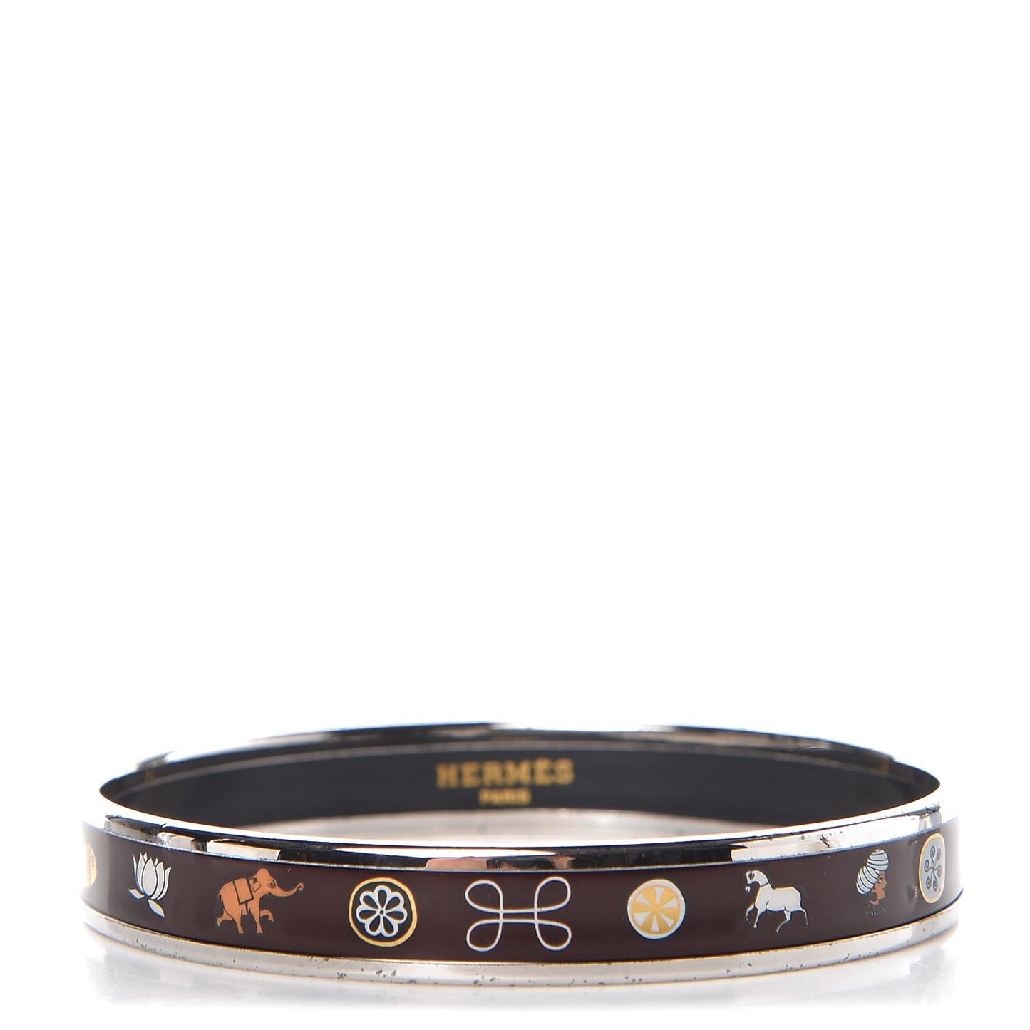 Enamel Printed Narrow Bracelet 65