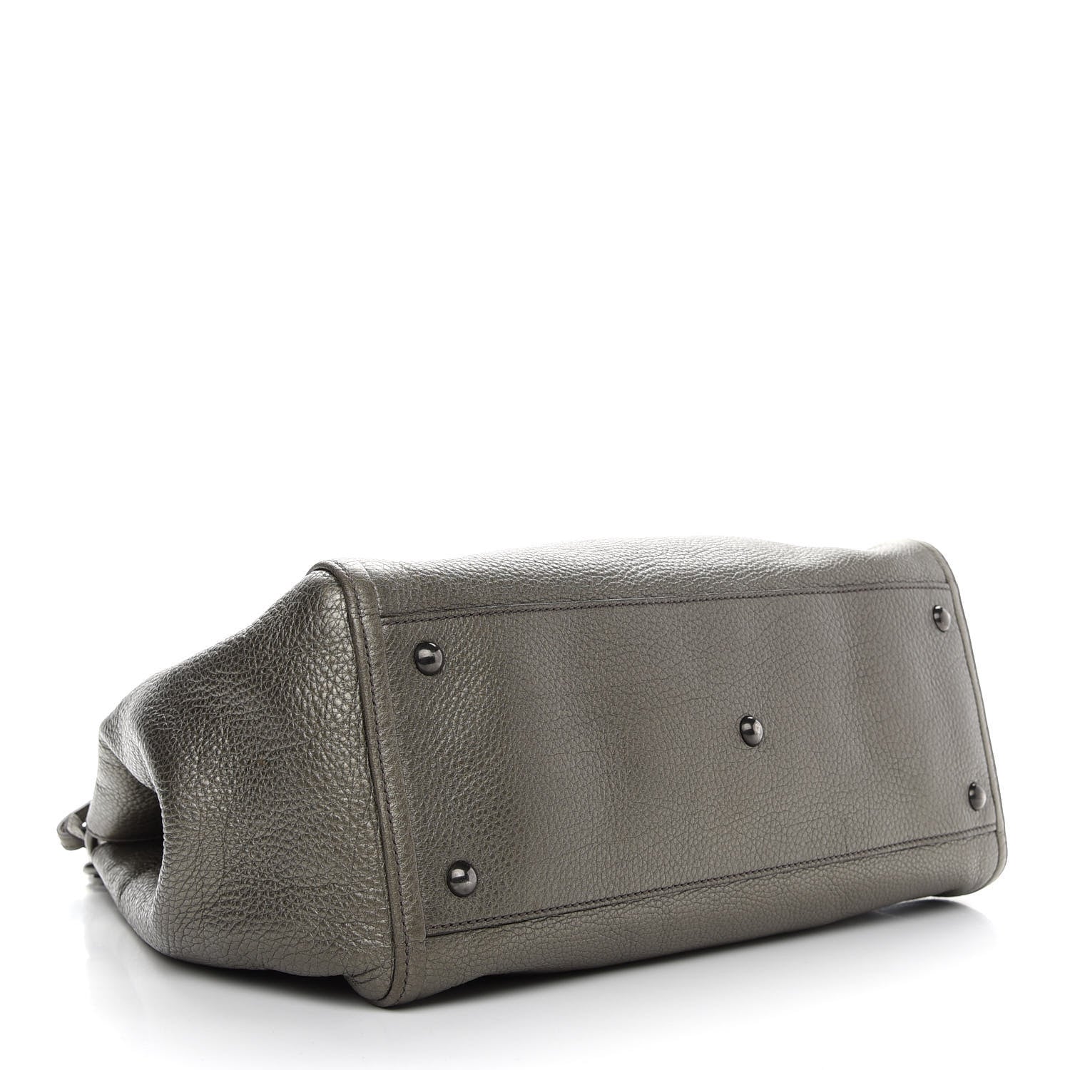 Gucci Metallic Pebbled Calfskin Medium Soho Shoulder Bag Sasso 4 of 9