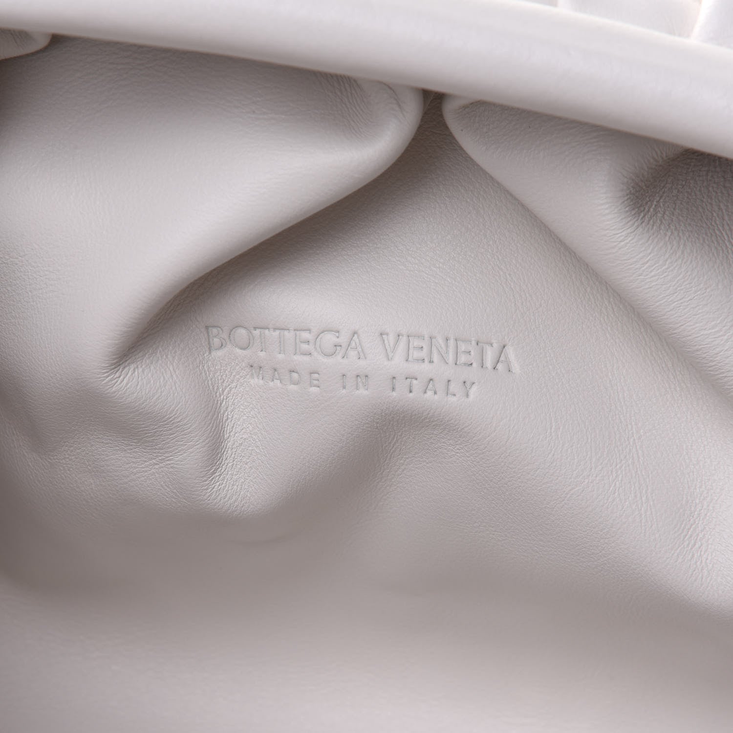 Bottega Veneta Smooth Butter Calf The Pouch Oversized Clutch Mist 5 of 10