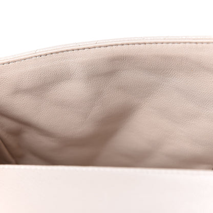 Chanel Caviar Quilted Jumbo Single Flap Ecru 12 of 15