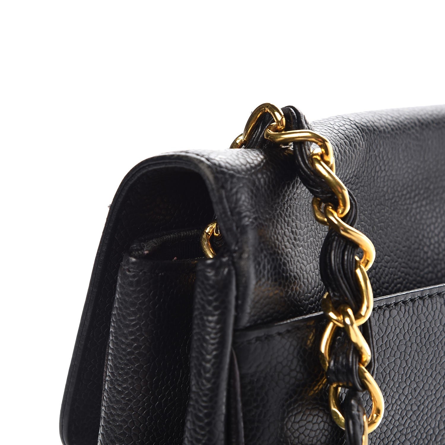 Chanel Caviar CC Shoulder Bag Black 11 of 15