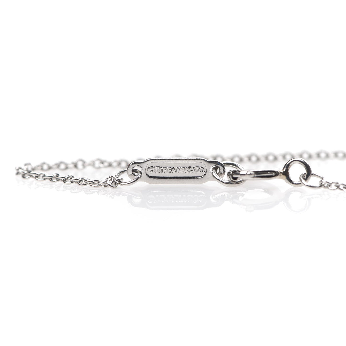 Platinum Diamond Heart Bracelet