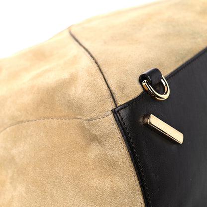 Loewe Suede Medium Puzzle Bag Gold 9 of 17