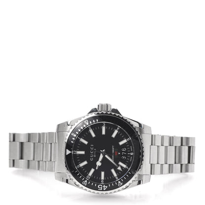 Gucci Stainless Steel 40mm Dive Quartz Watch Black 3 of 7